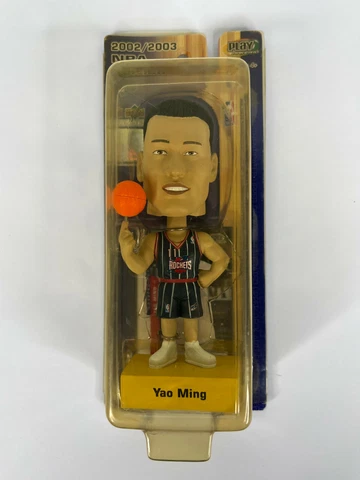 Yao Ming Houston Rockets 2002-03 NBA Collectable Bobblehead Spinning Ball Rookie Cover