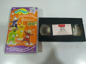 Teletubbies Preparados Listos ¡ Ya ! BBC - VHS Cinta Tape Español - 3T - Imagen 1 de 3