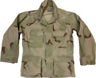 US Army 3 couleurs camouflage désert manteau / veste bon d'occasion petit short RM