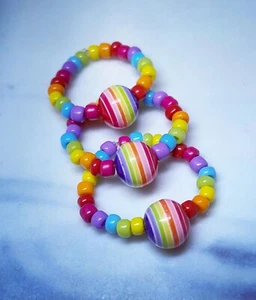 anxiety relief fidget roller ring rainbow - Picture 1 of 2