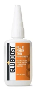 NEW - GluBoost Fill N' Finish Thin Cyanoacrylate Adhesive 2 Ounces CA Glue - Picture 1 of 3