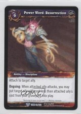 2012 World of Warcraft TCG: Tomb the Forgotten Power Word: Resurrection #39 1i3