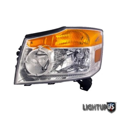 Fits 2008-2014 Nissan Armada Left Driver Side LH Headlight Headlamp Foto 1 de 2