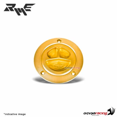 Robby Moto gold ergal fuel tank cap racing for Suzuki GSXR1000 2001>2002 - Imagem 1 de 4