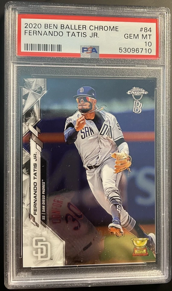 Fernando Tatis Jr. - 2020 Ben Baller Chrome   PSA 10 San Diego Padres - Image 1 of 1