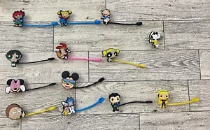 Cartoon Straw Toppers - Picture 1 of 27