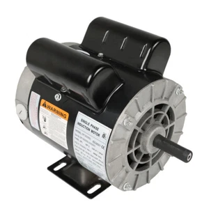 3450 RPM 2 HP SPL Compressor Duty Electric Motor 5/8" Shaft 115/230 Volt 56Frame - Picture 1 of 16