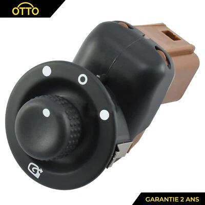 Molette Réglage de Rétro Extérieurs pour RENAULT LAGUNA 2 ESPACE 4 - 8200676536 - Photo 1/4