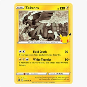 Zekrom 010/025 Celebrations Pokemon TCG Holo Rare - Picture 1 of 2