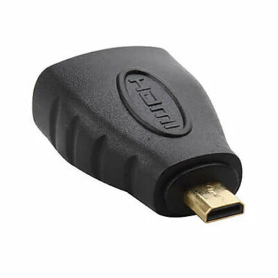 Micro HDMI Male To HDMI Female Converter Adapter/MicroHDMI Cable Connector UK 70 - Image 1 of 2