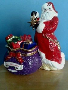 Christopher Radko HANGING WITH JOY BONBONIERE GLAS Keramik 30th Anniversary. 8,5" - Bild 1 von 12