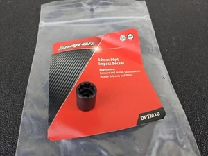 #bk141 Snap-on Tools NEW 1/4" Drive 10-POINT Metric 10mm Impact Socket DPTM10 - Picture 1 of 14