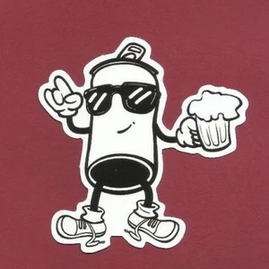 Sticker Aufkleber Glanz-Optik "Dosen-Bier" Stickerbomb, Laptop, Car-Styling, ... - Bild 1 von 1