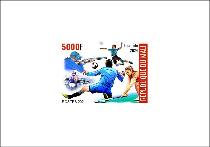 MALI 2024 DE LUJO PRUEBA JUEGOS OLÍMPICOS FÚTBOL REMO HOCKEY VOLEIBOL TIRO Foto 1 de 1