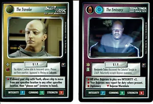 STAR TREK CCG PROMO-KARTEN DER ABGESANDTE UND DER REISENDE - Bild 1 von 1