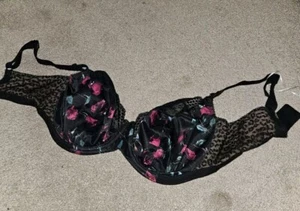 New Elomi 4490 Lucie Side Support Plunge Unlined Underwire Bra US Size 34I - Picture 1 of 3