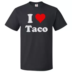 I Love Taco T shirt I Heart Taco Tee - Picture 1 of 2