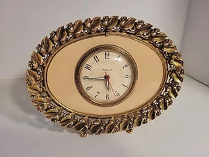 Stylebuilt Alarm Clock with Gold Trim Works Vintage - Picture 1 of 10