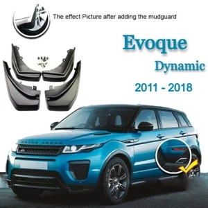 For Range Rover Evoque Dynamic 2011 - 2018 Mud Flaps Mud Guards set of 4 - Picture 1 of 13