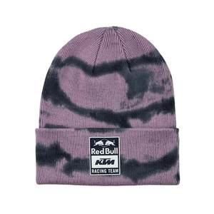 Red Bull KTM Motorcycles Racing Team Shred Tie Dye Effect Winter Knit Beanie Hat - Picture 1 of 2