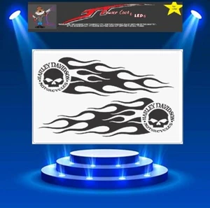 Harley Benzintank Schablonen L UND R Template Airbrush Lack #30 - Bild 1 von 2