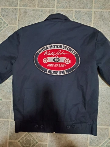 NHRA Motorsports Original Wally Parks 10th Anniversary Museum Racing Jacket Sm Cover