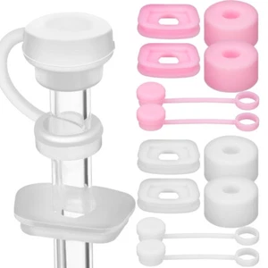 12 Pcs Anti-spill Accessories Straw Topper Cover Beverage Cap Covers Tumbler - Bild 1 von 11