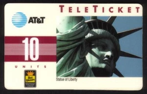 10u Statue de la Liberté: Best Ouest Anglais Et Allemand Lot 2 Téléphone Carte - Zdjęcie 1 z 2