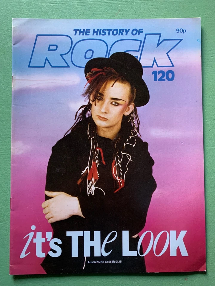 HISTORY OF ROCK #120 BOY GEORGE Duran Duran Haircut 100 Eurythmics Imagination Foto 1 de 1