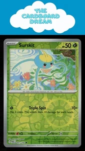 Surskit SV04: Paradox Rift #001/182 Reverse Holo Common Pokemon Card - Picture 1 of 2