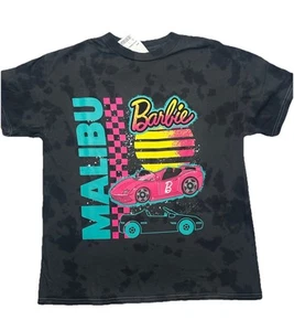Barbie Malibu Grafik T-Shirt Mädchen Kinder Größe M Kurzarm Oberteil - Bild 1 von 9