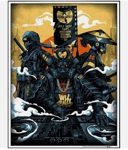 Wu Tang Clan NYC Pop Up Shop Exclusive 2025 On July 16 DJ Samurai Poster - Picture 1 of 6