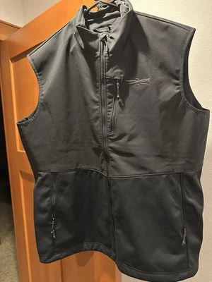 Sitka Jetstream Vest Mens XL Black Windstopper Gore-Tex Softshell Sleeveless - Image 1 of 4