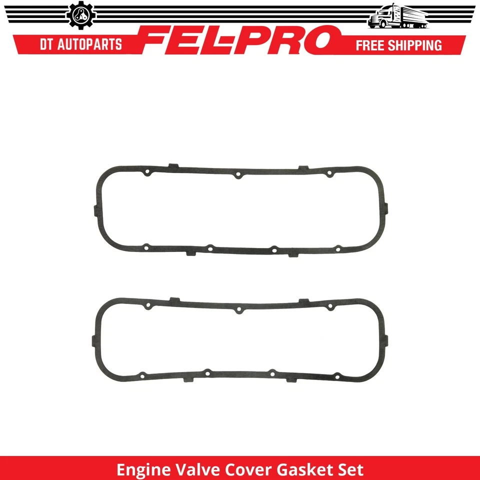 For 1968-1974, 1985 Chevrolet K20 Suburban Engine Valve Cover Gasket Set Fel-Pro - Image 1 of 1