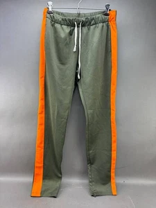 EPTM. Mens Army Green Orange Drawstring Jogger Track Pants Size XL - Picture 1 of 4