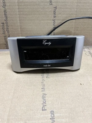 Equity Insta-Set Digital Alarm Clock Time Zone Model 40010 - Image 1 of 3