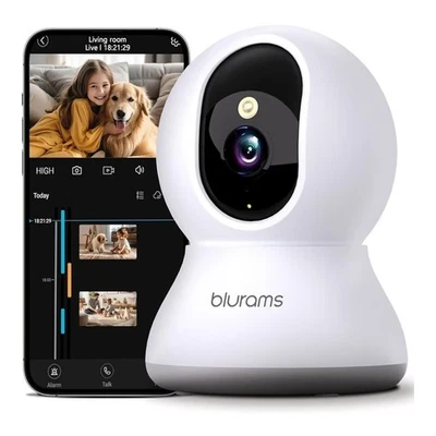 Blurams 2K Home Security Security Camera With 2-Way Audio - Image 1 of 4