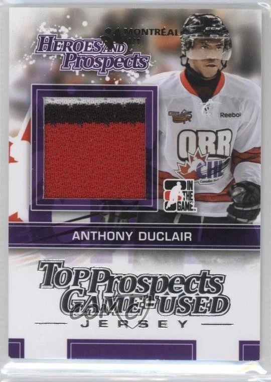 2013-14 ITG Heroes and Prospects Top Game-Used 1/1 Anthony Duclair #TPM-05 - Image 1 of 2