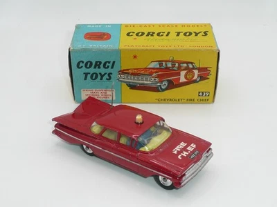 Corgi 439 Chevrolet Impala Fire Chief Car Boxed  *original* Foto 1 de 4