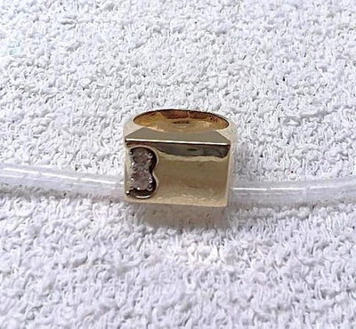 Mens 14k Gold and Diamonds Ring - Image 1 of 4