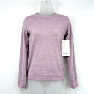 Lululemon Swiftly Relaxed Long Sleeve Top 2 Chroma Check Stripe Velvet Dust NWT - Picture 1 of 13