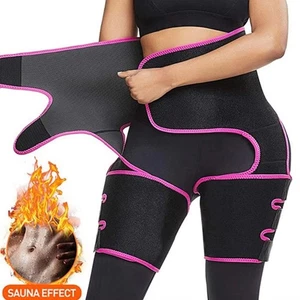 3 In 1 Fat Burning Compress Belt Adjustable Waist Trainer Yoga - Picture 1 of 15