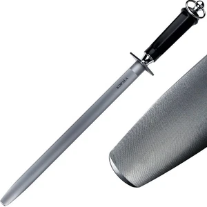 Wetzstahl Messerschärfstab flach 12 Zoll Honstahl für Messer D... - Bild 1 von 6