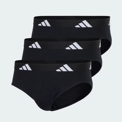 Adidas Slip Active Flex Cotton (Confezione da 3) Mutande da uomo black - Photo 1/4