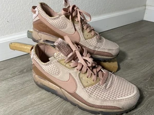 Nike Mujer Air Max 90 Terrascape Zapatillas con Cordones Oxford Rosa Talla 8 Usadas - Imagen 1 de 12