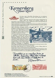 Document Philatélique 1er Jour : 76 2018 Kaysersberg Haut Rhin - Imagen 1 de 1