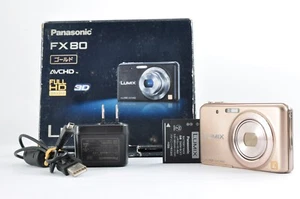 Cámara digital Panasonic Lumix DMC-FX80 dorada 12,1 MP [casi como nueva] Japón / 1244F#3 - Imagen 1 de 20