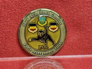 Challenge Coin Shaw AFB, South Carolina Fuel Management Flight - Imagen 1 de 2