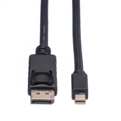 DisplayPort Kabel, DP Stecker - Mini DP Stecker, schwarz, 5 m - Bild 1 von 3