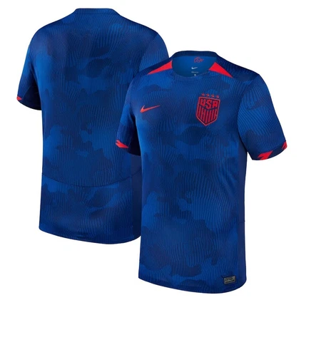 2023 World Cup USA MENS Away Blue 4 Star Soccer Jersey USWNT Cover